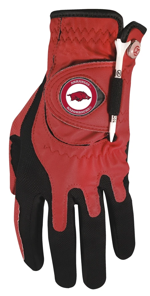 Zero Friction NCAA Arkansas Razorbacks Red Golf Glove, Left Hand - Image 1 of 1