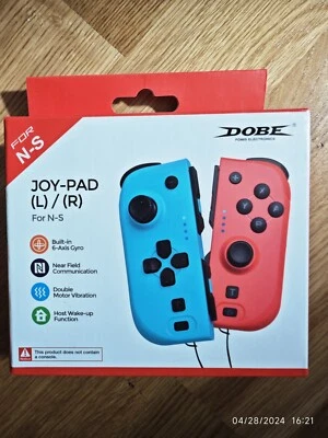 DOBE Nintendo Switch JOY PAD L + R - Blue & Red - Image 1 of 4