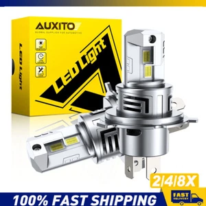 2/4/8x H4 LED HEADLIGHT High Low Beam Globes Super bright 6500K Bulbs No Error - Picture 1 of 14