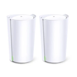 TP-Link Deco X90 Wi-Fi 6 Tri-Band 2-Pack Weiß 2 RJ-45 6 Antennen WPA3 - Zdjęcie 1 z 3