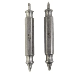 Extractor de tornillos dañado de ingeniería de precisión 2 piezas para tornillos problemáticos - Imagen 1 de 24