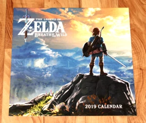 2019 The Legend of Zelda Breath of the Wild German Calendar Nintendo Switch Wii - Picture 1 of 18