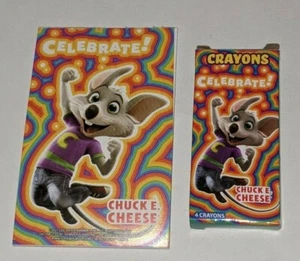 Chuck E Cheese Note Pad Papel y Lápices Nuevo Nuevo En Paquete Raro Difícil de Dificultar Juguete Premio CEC #2 - Imagen 1 de 2