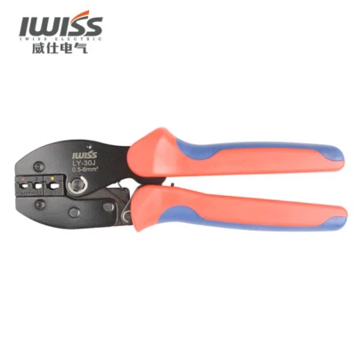IWISS LY-30J Crimper Pliers 0.5-6.0mm2 22-10AWG Insulated Terminal Crimping Tool - Image 1 of 4