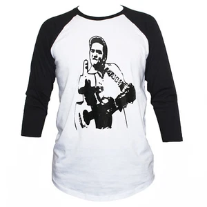 Johnny Cash Country Rockabilly T-Shirt 3/4 Arm Unisex S-XL - Bild 1 von 3