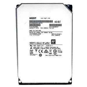 HGST HUH728080ALE600 8TB HDD SATA II 6Gbps 7.2K 3.5" Hard Disk Drive 0F23909 - Afbeelding 1 van 3