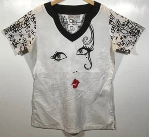Blusa Médica Art Deco para Mujer Talla XS Extra Pequeña UA Excelente Gatsby por favor leer - Imagen 1 de 6