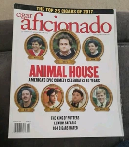 Cigar Aficionado Magazine Animal House 40th Anniversary Issue Jan/Feb 2018 - Bild 1 von 3