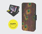 INCREDIBLE PEACOCK EYES - Faux Leather Flip Phone Case Cover - iphone/Samsung
