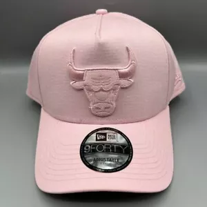 Chicago Bulls Hat Men Pink Gray 9Forty New Era NBA Snap Back Cap New - Picture 1 of 8
