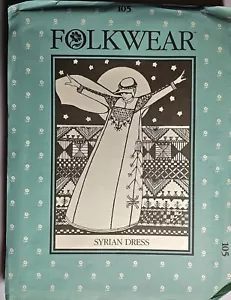 Folkwear Syrian Dress 105 Vintage 1982 unbenutzt - F3 - Bild 1 von 3