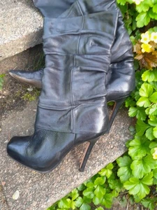 Botas Buffalo High Heel Plateau Karree 12 cm tacón talla 38 - Imagen 1 de 6