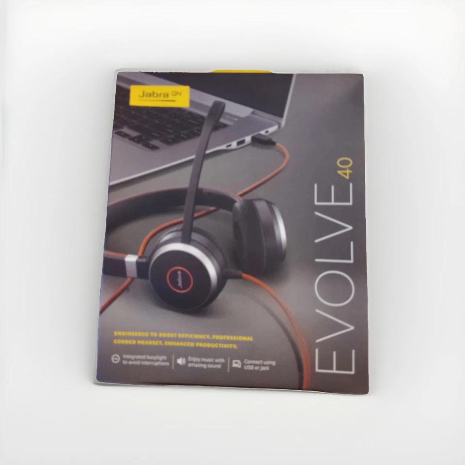 JABRA CONSUMER 100-55910000-02 JABRA EVOLVE 40 UC STEREO SME - Image 1 of 1