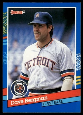 1991 Donruss #342b Dave Bergman Leaf, Inc. - Image 1 of 2