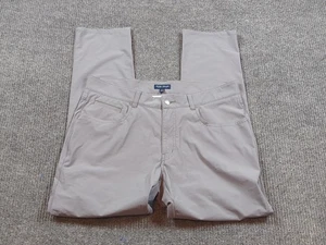 Peter Millar Hose Herren 36 x 30 grau vorne flach Krone Handarbeit Chino Bingham - Bild 1 von 11