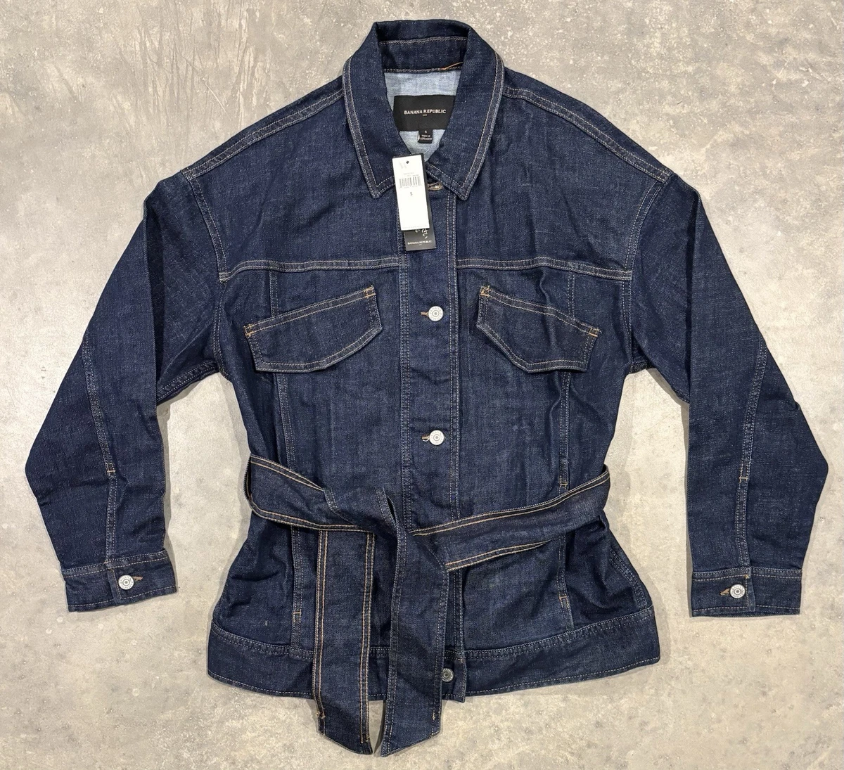 Denim Belted Coats, Jackets & Vests for Women for sale | eBay