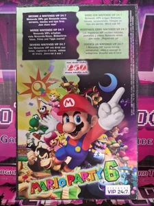 🇮🇹 MARIO PARTY 6 PAL EUR+ITA CARD NINTENDO VIP CLUB 24:7 GAMECUBE *NUOVA* - Picture 1 of 7