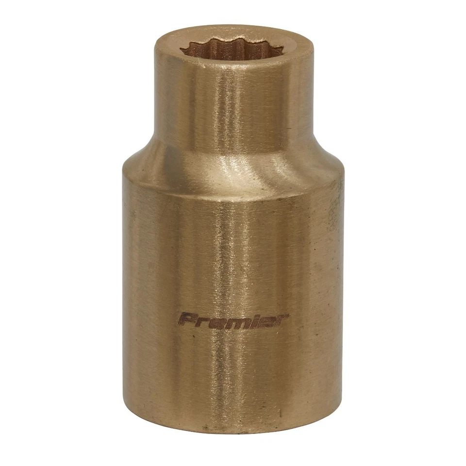 Sealey Non Sparking Socket 10mm 1/2"D WallDrive 12 point Beryllium Copper NS043 - Image 1 of 1