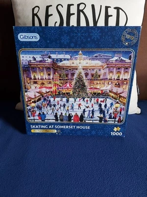 Gibsons Jigsaw - Skating At Somerset House  1000 Piece - Image 1 of 3