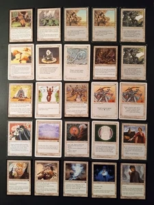 Lot of 50 Vintage White MTG Magic the Gathering Wall of Glare Purelace HP - Picture 1 of 4