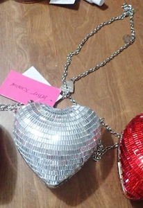 Betsey Johnson Kitsch Stole My Heart (MINI) Umhängetasche rot orig. HSN 119 $ - Bild 1 von 23