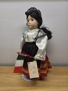 1992 Adrianna Italy Regency Dolls International Collection With Stand And Tags - Picture 1 of 8