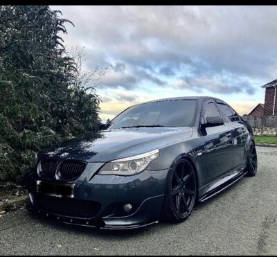 A.B.S BMW 5 Series E60 E61 M-Sport FRONT LIP SPLITTER & SIDE EXTENSIONS