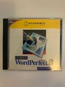 Corel Word Perfect 8 Suite for Windows (CD-ROM, 1996 - 1997)