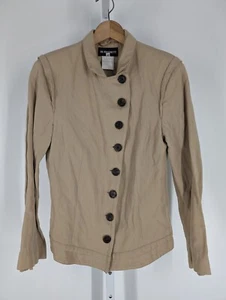 Giacca Asimmetrica Ann Demeulemeester Vintage Beige 40 Italia 34" Lana Metallizzata - Foto 1 di 8