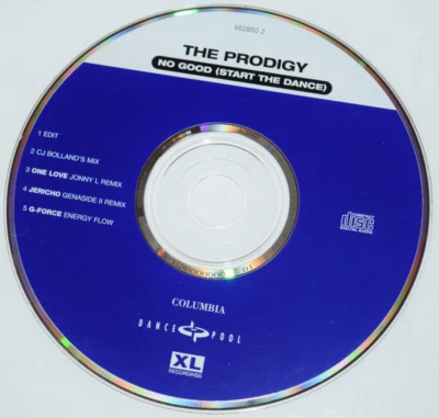 The Prodigy - No Good (start The Dance) 5 Track CD Columbia 1996 662850-2 - Image 1 of 3