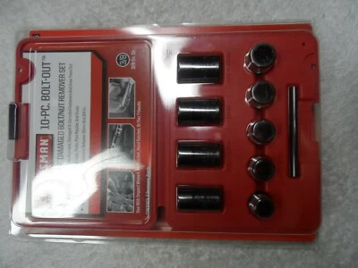 Craftsman 3/8" Drive Impact Grade Bolt Nut Remover Set, made USA - Part # 52165 - Image 1 of 4