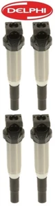 4 Delphi Ignition Coil Set BMW 2002-2016 and MINI COOPER 11-16 see fitment below - Picture 1 of 4