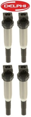 4 Delphi Ignition Coil Set BMW 2002-2016 and MINI COOPER 11-16 see fitment below - Image 1 of 4