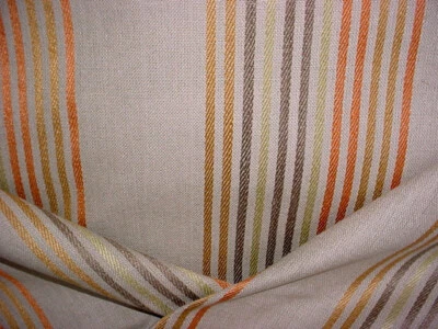 Tela de tapicería 16-1/4Y Kravet 31842 Rahiti a rayas lino beige seda cruda Foto 1 de 4