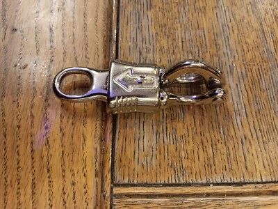 Gancho de pánico 102 mm broche de pánico con ojo fijo liberación rápida broche de presión Foto 1 de 2