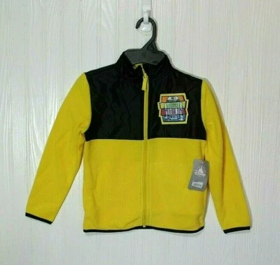 Chaqueta polar Disney Store R2-D2 Star Wars amarilla talla 5/6 nueva con etiquetas Foto 1 de 3