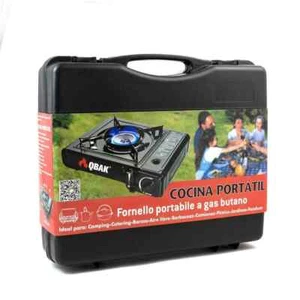 Cocina Portátil Cocina de Gas a Cartucho con Maletín QBAK - Imagen 1 de 3