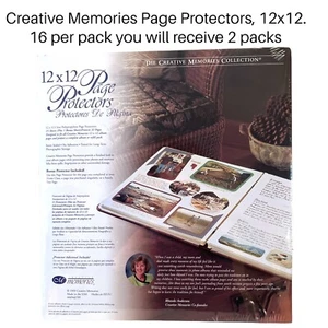 Nuevo en paquete de 2 paquetes originales de 12x12 protectores de página de recuerdos creativos estilo antiguo - Imagen 1 de 2