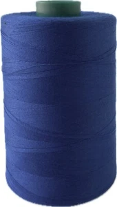 SEWING THREAD TEX 40 A & E Perma Core YALE BLU 6000Yds USA 3 Piece Lot - Picture 1 of 2