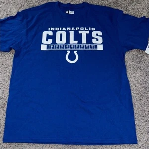 🆕 Indianapolis Colts Football NFL blaues T-Shirt Small - Bild 1 von 6