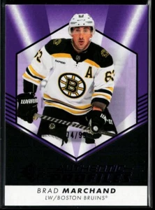 2022-23 SP Authentic Profiles Purple #AP-3 Brad Marchand 74/99 - Picture 1 of 2