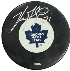 Nick Foligno Autographed Toronto Maple Leafs Hockey Puck NHL - Picture 1 of 3