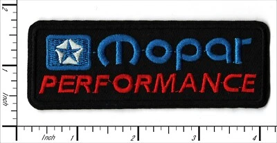 QIAGRAPHIX 26 Pcs Embroidered Sew or Iron on patches Mopar Performance 100x32mm AP063mP1