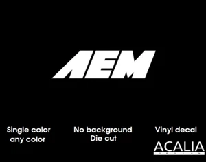 Calcomanía adhesiva AEM admisión de automóviles ventana automotriz vinilo camión calcomanías tomas - Imagen 1 de 3