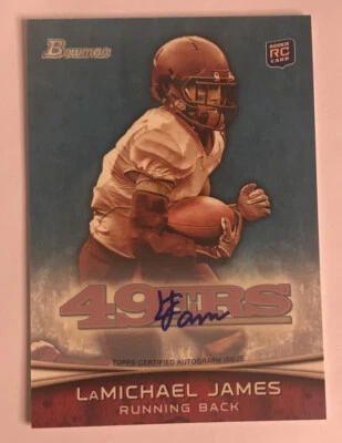 Bowman Football #132 2012 LaMichael James novato San Francisco 49ers Foto 1 de 2