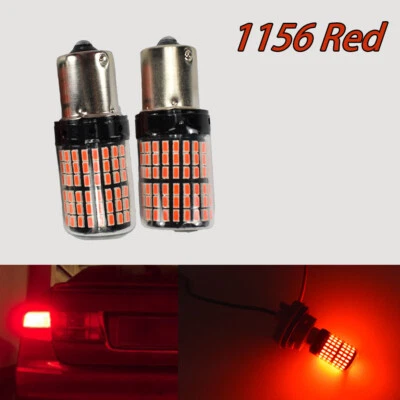 Luz intermitente trasera 1156 BA15S P21W 7506 3497 1141 144 proyector rojo LED A1 L Foto 1 de 3