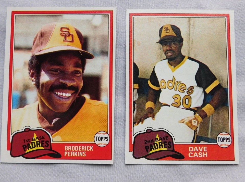 1981 Topps San Diego Padres Baseball Card Pick One - Image 1 of 1