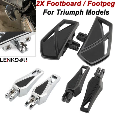 Billet Foot Pegs For Bonneville T100 SE America Speedmaster Rocket III Roadster - Image 1 of 4