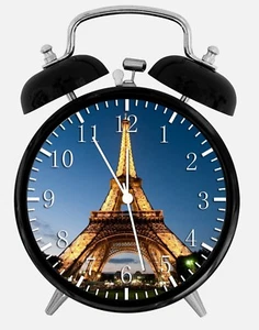 Eiffel Tower Alarm Desk Clock 3.75" Home or Office Decor W398 Nice For Gift - Picture 1 of 1