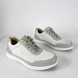Samuel Hubbard Golf / Walking Shoes Ivory/ Gray Size 11.5 Suede Leather - Picture 1 of 6